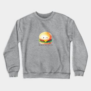 Happy Hamburger Crewneck Sweatshirt